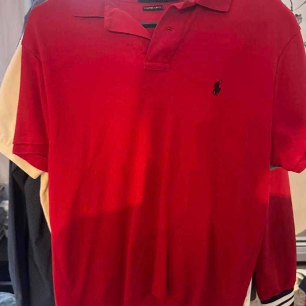 Polo-ralph-lauren Men's Red Polo-shirts